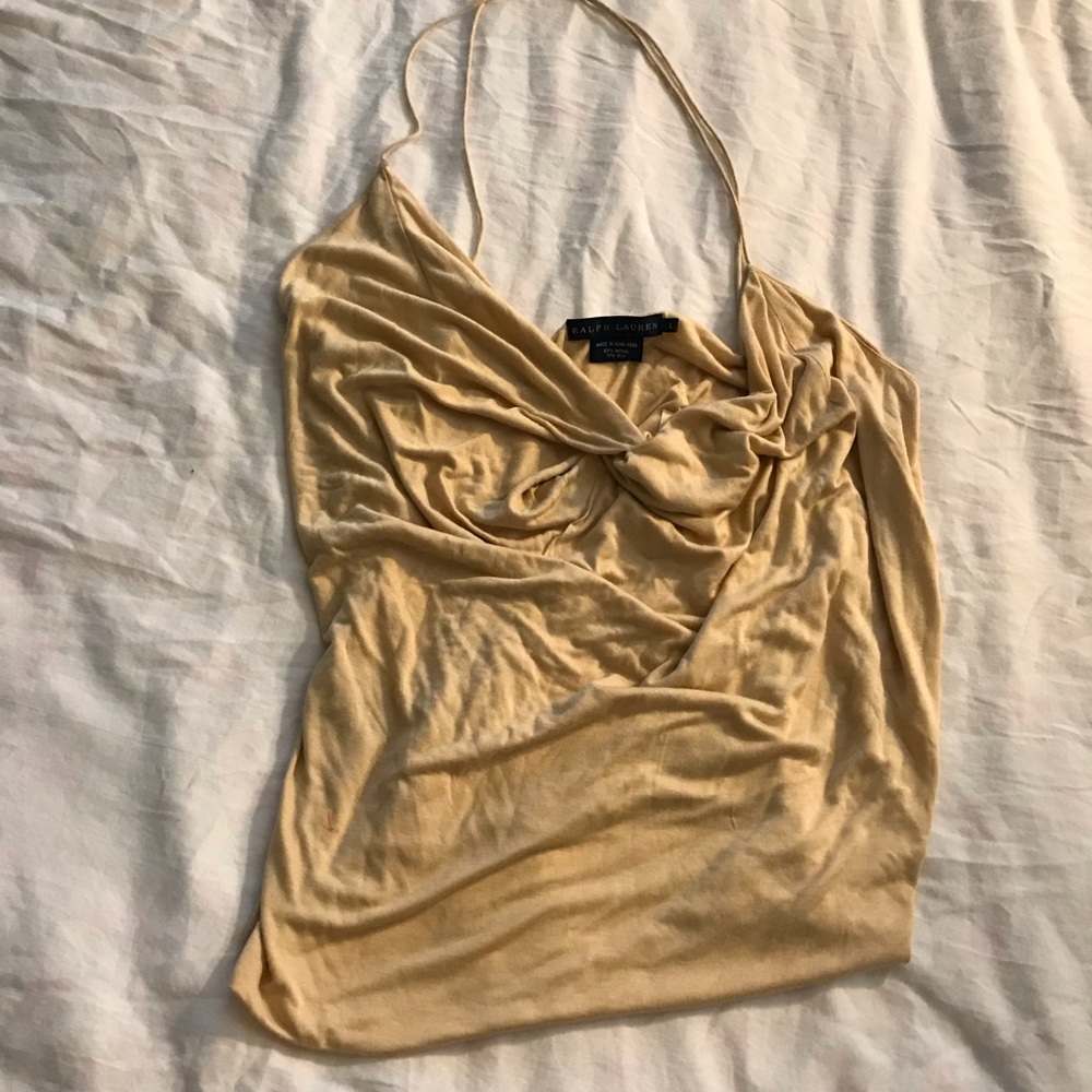 Goleden cream blouse